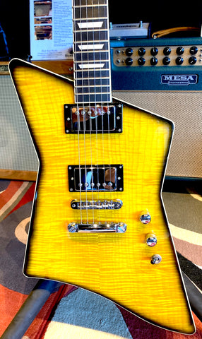 USED Gadow custom shop electric guitar with hard case