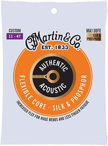 Martin MA130FX Flexible Core Silk & Phosphor Acoustic Guitar Cstm 11-47