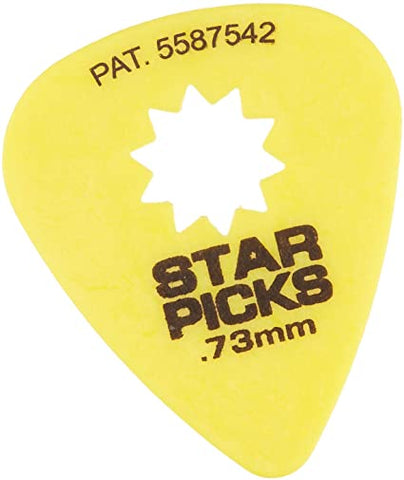 Everly Guitar Star Picks - 12 picks pack - 0.73 mm - 30023