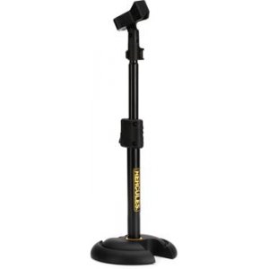 Hercules Stands MS100B Low-profile Straight Microphone Stand with H-Base