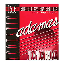 Adamas 12 String Lite 10-47 Acoustic Guitar String Set, 1616