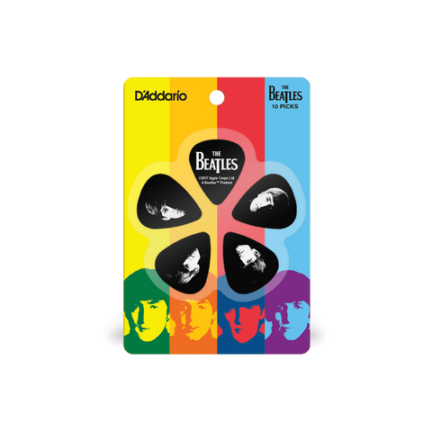D'Addario Beatles Guitar Picks, Meet The Beatles, 10 pack, Medium,   1CBK4-10B2
