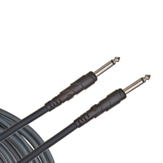 D'Addario Classic Series Instrument Cable, Right Angle Plug, 20 feet PW-CGTRA-20