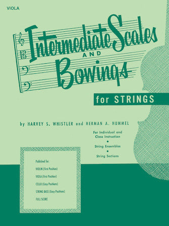 Intermediate Scales And Bowings - Viola String Method