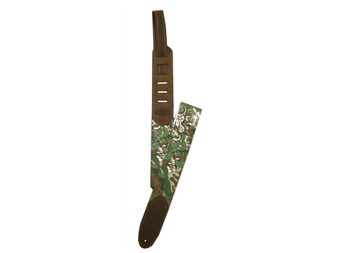 LM 2" Woodstock Guitar Strap - Green