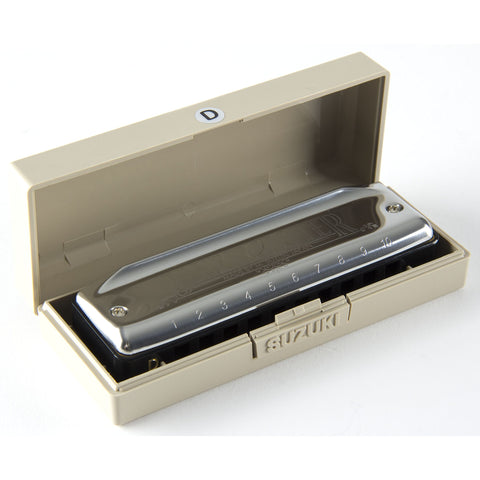 Suzuki MR-250-C Bluesmaster 10-Hole Diatonic Harmonica Key of C
