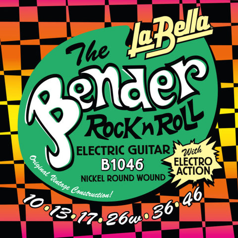 La Bella B1046 Bender Electric Guitar Strings - .010 -.046 Regular