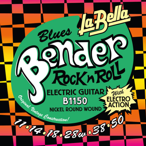 La Bella B1150 Bender Electric Guitar Strings - .011-.050 Blues