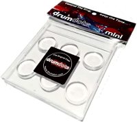 Drumdots Mini Drum Dampener, 6-pack Clear