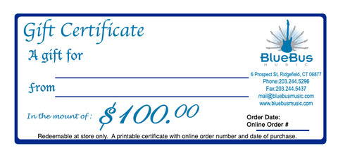 Gift Certificate $100.00