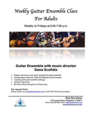 Guitar ensemble class for Adults