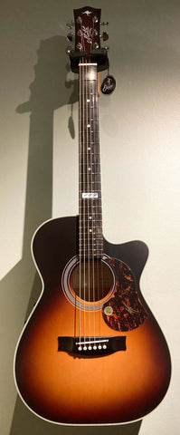 Maton EBG-808-TEC-TSB Tommy Emmanuel CutawaySmall Body Acoustic Electric Guitar - Tobacco Sunburst