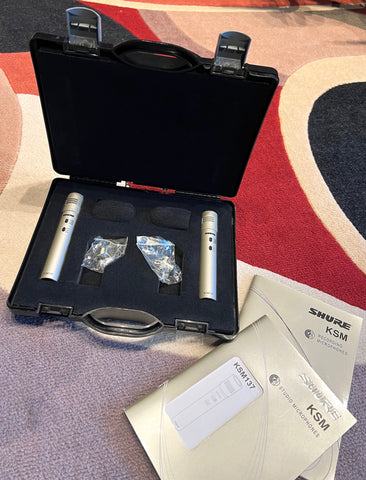 USED Shure KSM137 Small-diaphragm Condenser Microphone - Stereo Pair