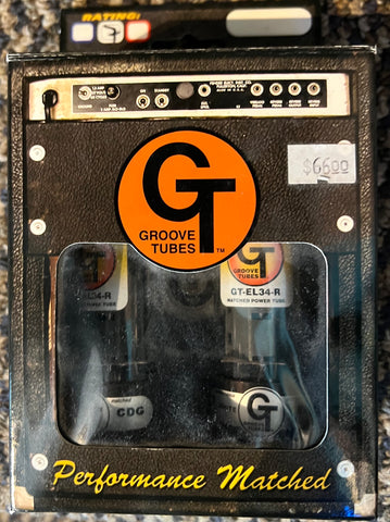 Groove Tubes GT-EL34-RD-M Amp Tubes Duet