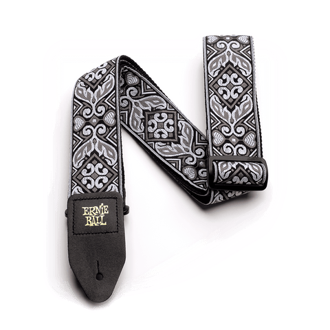 Ernie Ball Tribal Silver Jacquard Strap P04166