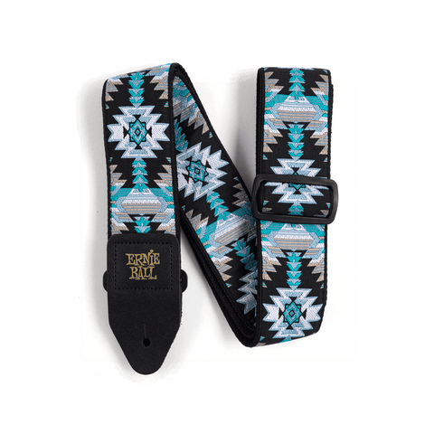 Ernie Ball Classic Jacquard Guitar Strap/Bass Strap - Albuquerque Blue