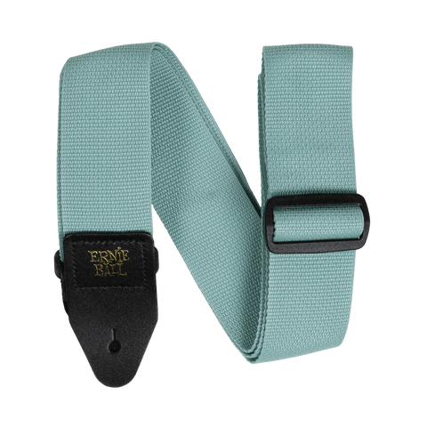 Ernie Ball Polypro Guitar Strap/Bass Strap - Tidal Green