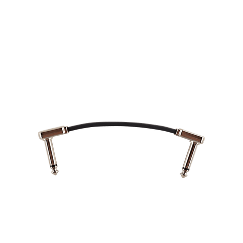 Ernie Ball Flat Ribbon Patch Cable 3in - Black - Single, P06225