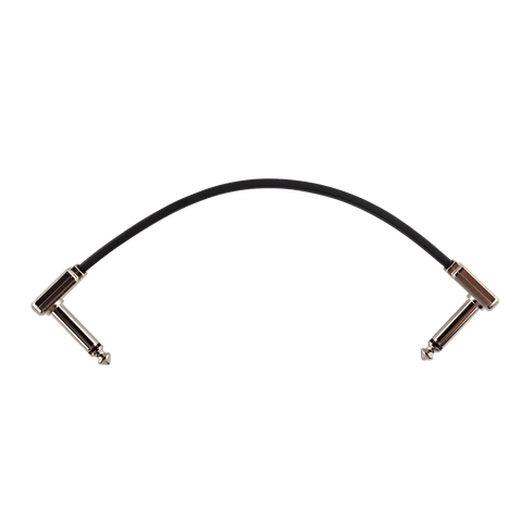 Ernie Ball Flat Ribbon Patch Cable 6in - Black - Single, P06226