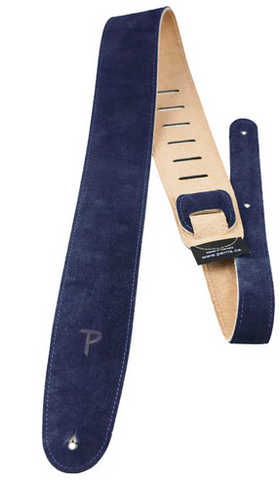 Perri's Navy Soft Suede Guitar Strap