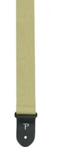 Perri's Leathers 2” Tan Premium Cotton Guitar Strap