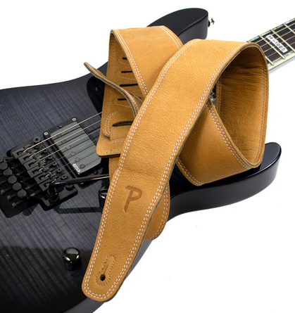 Perri's Leathers MOTO SERIES Sandlewood Padded Guitar Strap