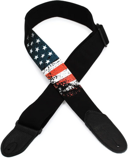 LM Products Graphic Series Guitar Strap - American Flag