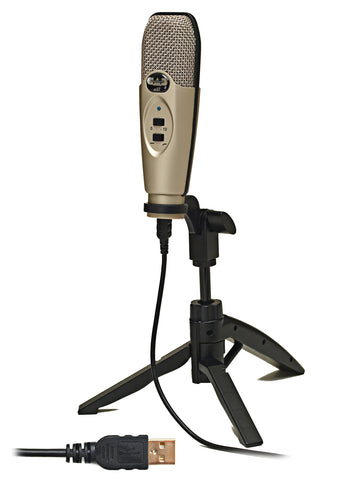 CAD Audio U37 Large Diaphragm Cardioid Condenser Microphone with Stand