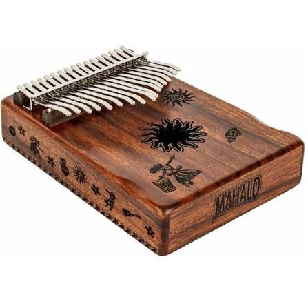 Mahalo MKA17TR Mahalo Kalimba, Tropical Design, w/ Bag