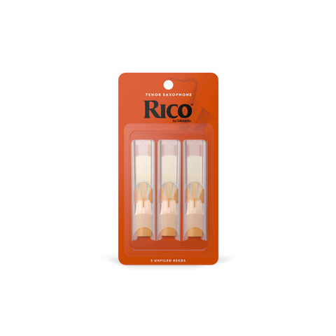Rico by D'Addario Tenor Sax Reeds, Strength 2.5, 3-pack RKA0320