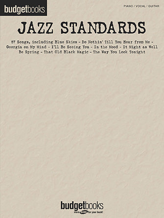 JAZZ STANDARDS Budget Books