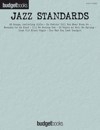 Jazz Standards Easy Piano-Budget Books