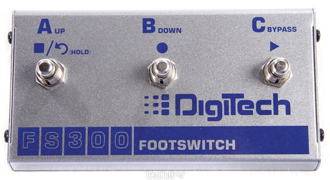 DigiTech FS-300V 3-Button Footswitch Bypass Guitar Effect Pedal