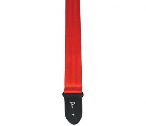 Perri's Leathers 2” Red Seatbelt Guitar Strap, 1690