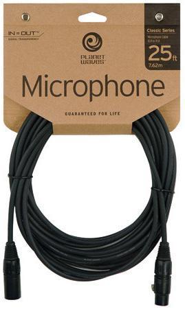 DAddario Planet Waves Classic Series Microphone Cable, 25 feet PW-CMIC-25