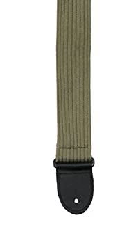 Perri's Leathers 2” Olive Premium Cotton Guitar Strap, 1648