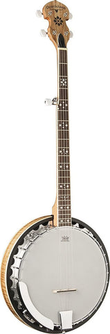 Oscar Schmidt OB5SP 5-String Banjo with Spalted Maple Resonator and Cast Aluminum Tone Ring