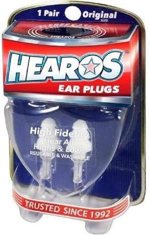 HEAROS High Fidelity Musician Ear Plugs Ultimate In Comfortable And Hearing Protection Professional Musicians Earplugs Noise Cancelling Earplugs For Concerts Motorcyclists Loud Events (1 Pair), 211