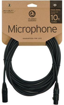DAddario Planet Waves Classic 10' Microphone Cable PW-CMIC-10