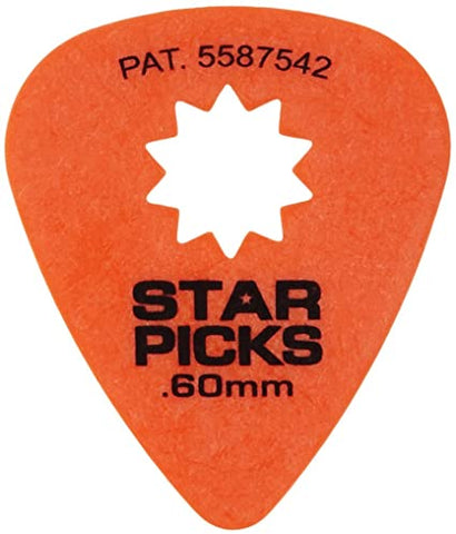 Everly Guitar Star Picks - 12 picks pack - 0.60 mm - 30022