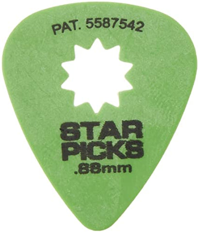 Everly Guitar Star Picks - 12 picks pack - 0.88 mm - 30024