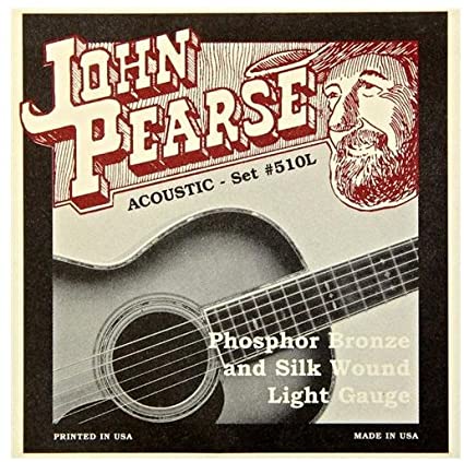 John Pearse 510L Acoustic Phosphor Bronze and Silk Wound, light