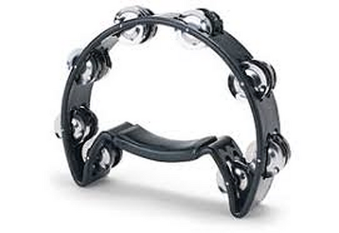 Suzuki PT-200 Power Plastic Tambourine, Black