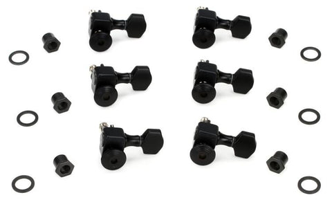 Sperzel 6LTLSB Trim-Lok 6-in-line Locking Tuners Satin Black