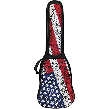 ChromaCast USA Flag Graphic Electric Guitar Padded Gig Bag CC-EPB)
