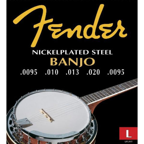 Fender Nickel/Steel 5-String Banjo 2255L 9.5-9.5