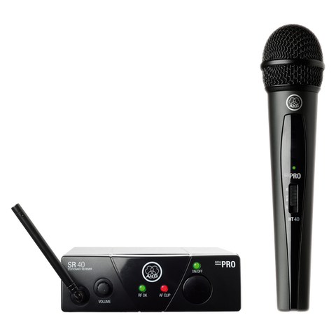 AKG Pro Audio WMS40 Mini Vocal Set BD US45C Wireless Microphone System