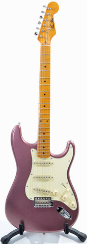 Blue Bus Stratocaster Electric Guitar in Burgundy Mist