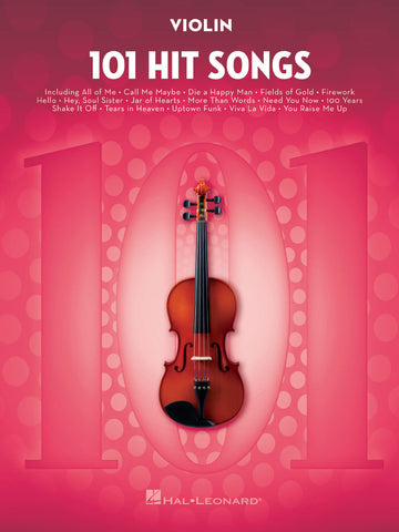 101 HIT SONGS for Violin