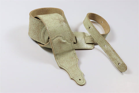 Franklin 2.5" Roadhouse Distressed Leather Guitar Strap, FSD-CR-N